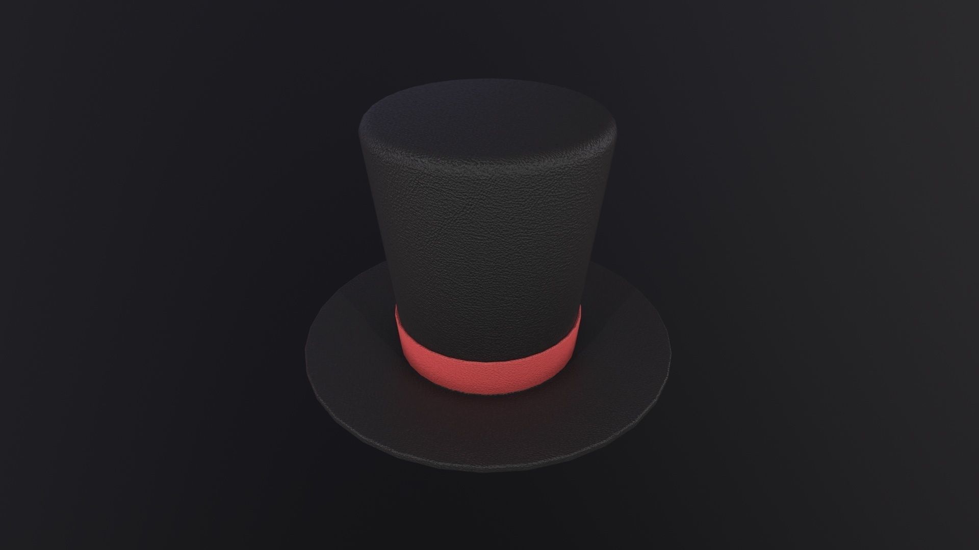 Magician Hat And Wand 3D Model Low-poly 3D model_5