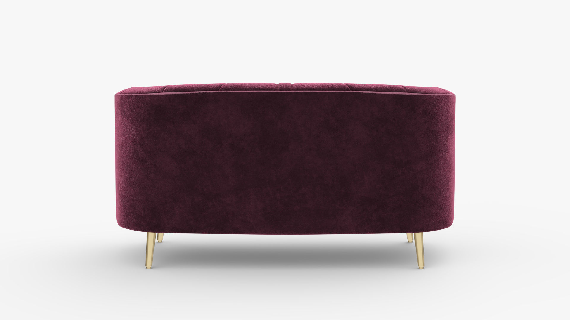 Sofa Banquette Velours 3D model_4