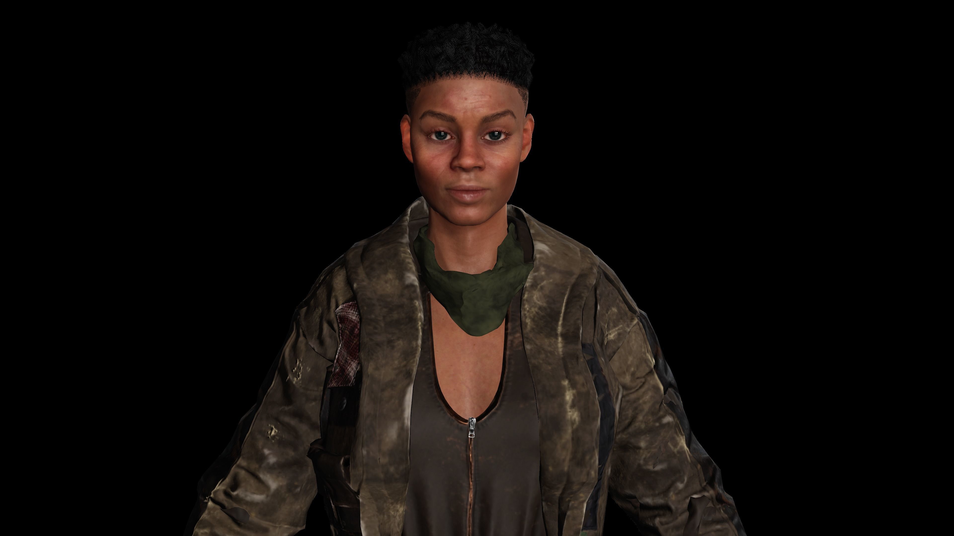 AAA 3D APOCALYPTIC or SURVIVAL F4-REALISTIC GAME READY CHARACTER Low-poly 3D model_10