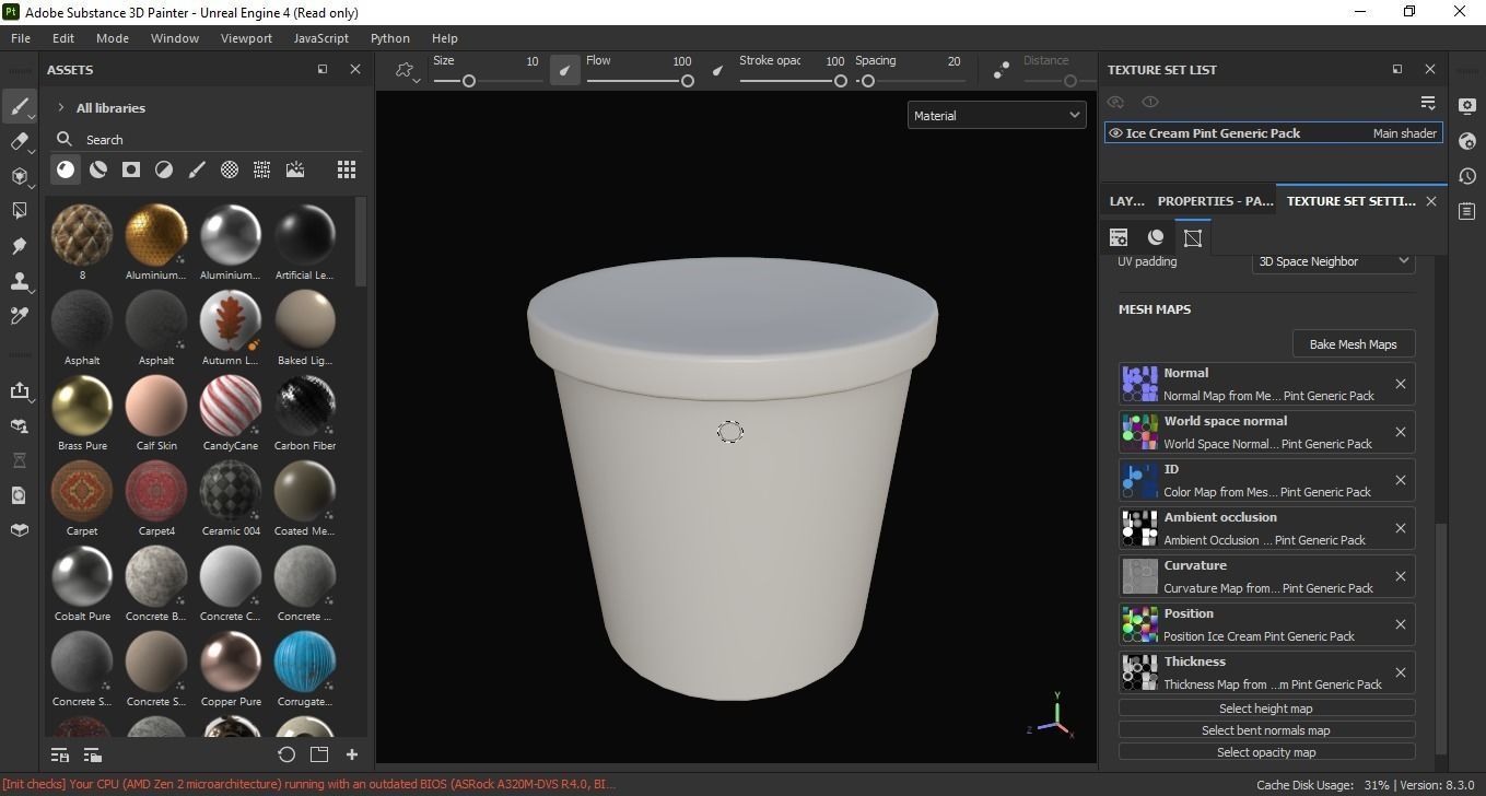 Ice Cream Pint Generic Pack 3D Model Low-poly 3D model_6