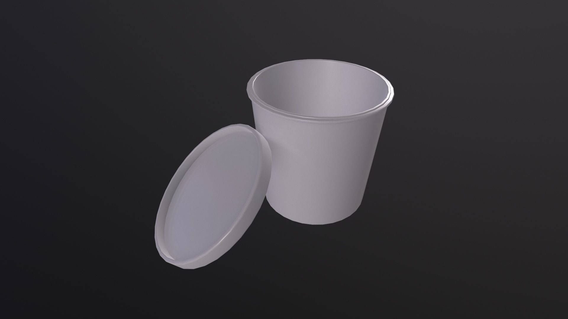 Ice Cream Pint Generic Pack 3D Model Low-poly 3D model_2