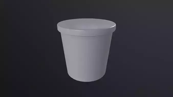Ice Cream Pint Generic Pack 3D Model
