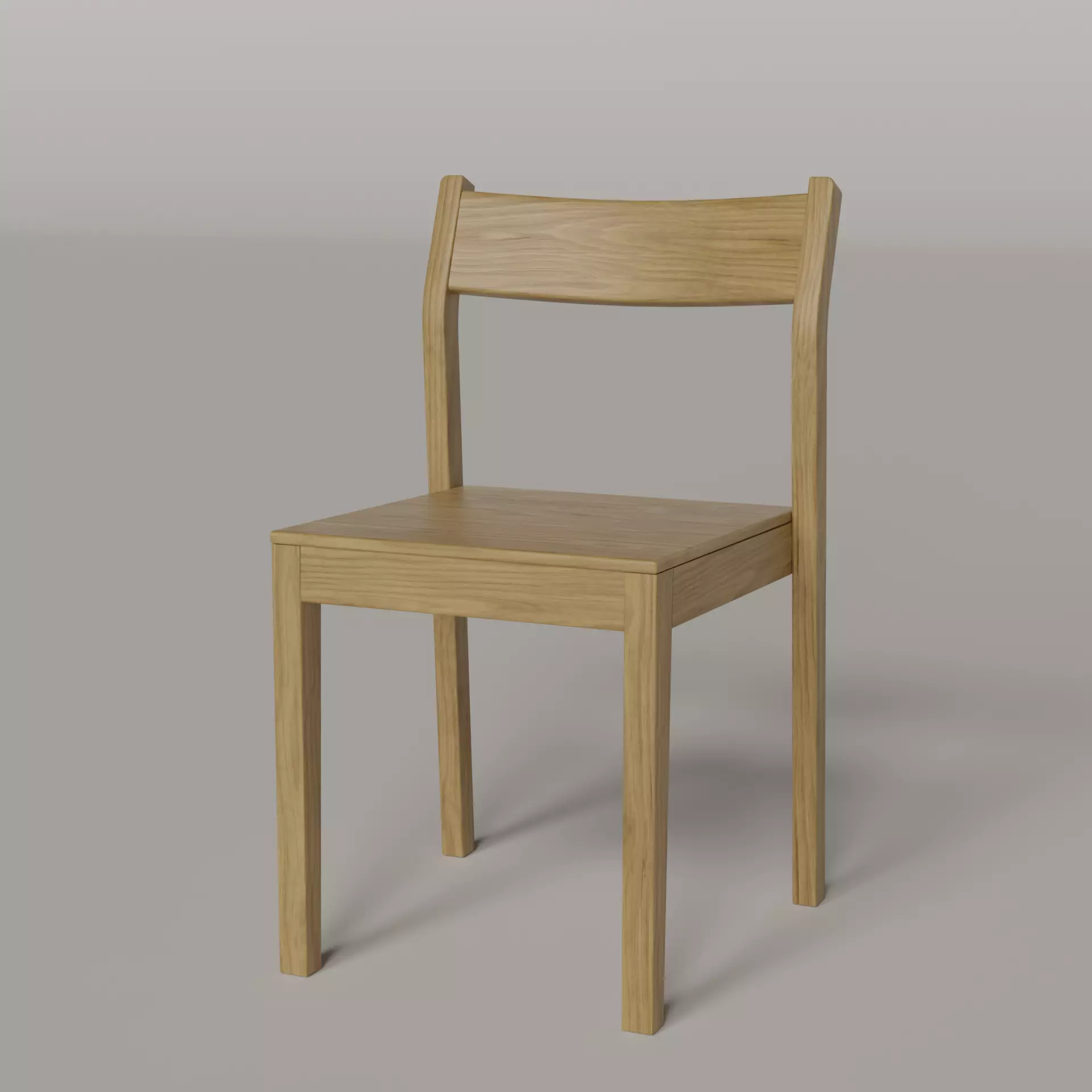 Stackable Dining Chair - 3 COLOR OPTIONS Free low-poly 3D model_0
