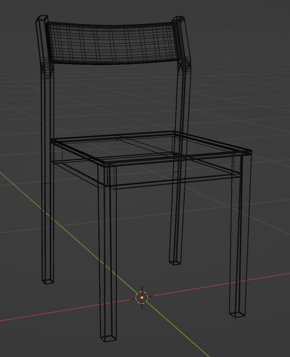Stackable Dining Chair - 3 COLOR OPTIONS Free low-poly 3D model_7