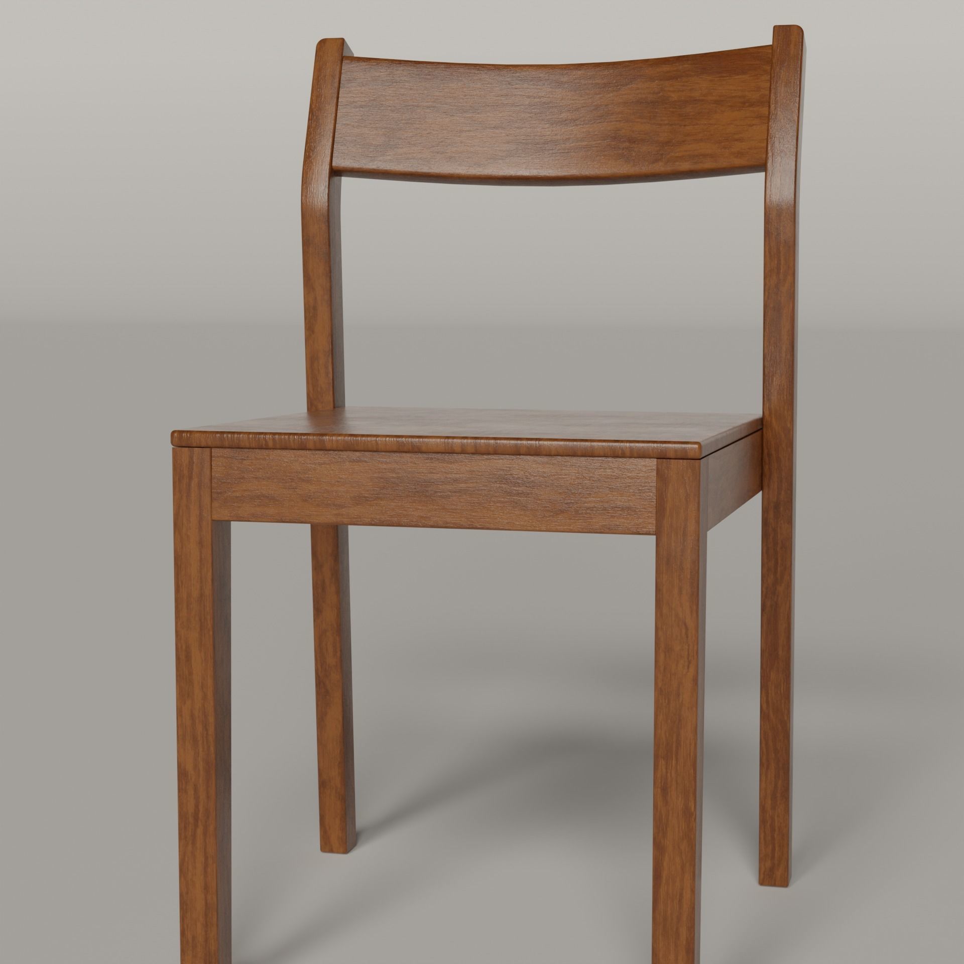 Stackable Dining Chair - 3 COLOR OPTIONS Free low-poly 3D model_13