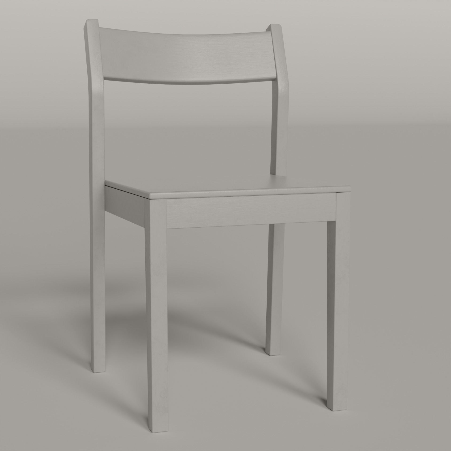 Stackable Dining Chair - 3 COLOR OPTIONS Free low-poly 3D model_4