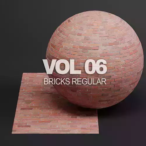 Bricks vol06 Regular 8K Seamless PBR Materials Texture