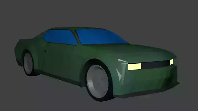 Generic Low Poly Muscle Car