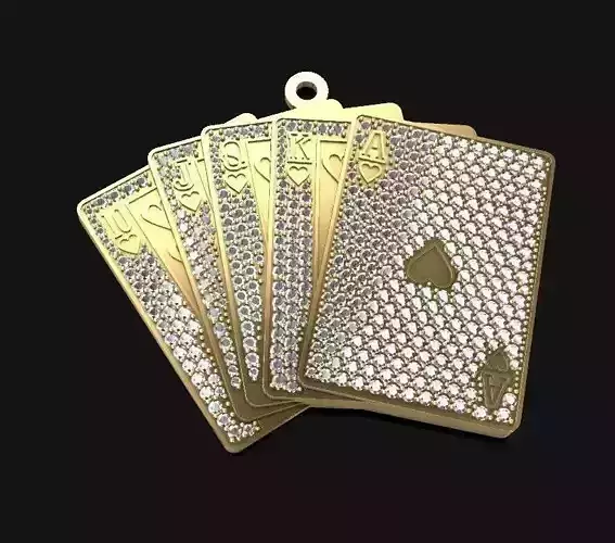BARAJA CARTAS PRENDEDOR MODELO 3D 3D print model