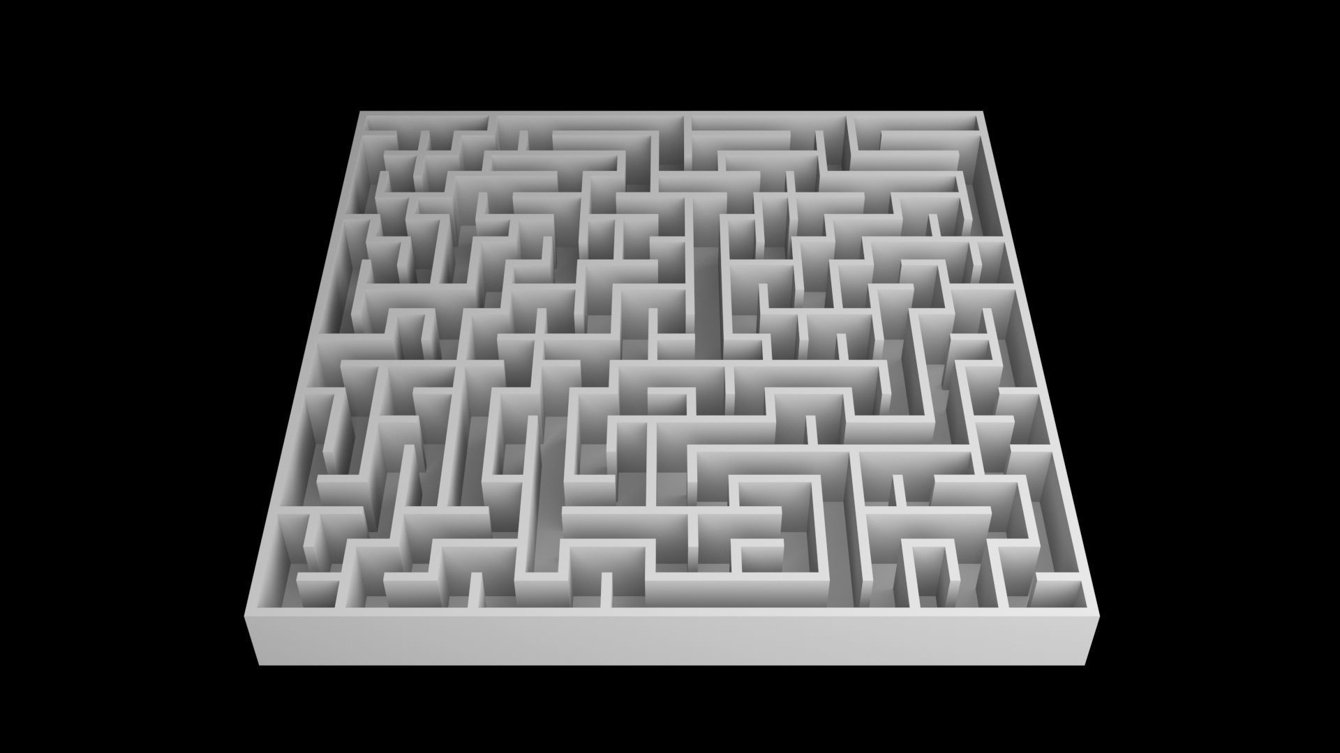 3D model Square Mazes VR / AR / lowpoly CGTrader