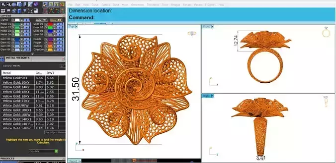 Kuwait Ring  Turkish Design