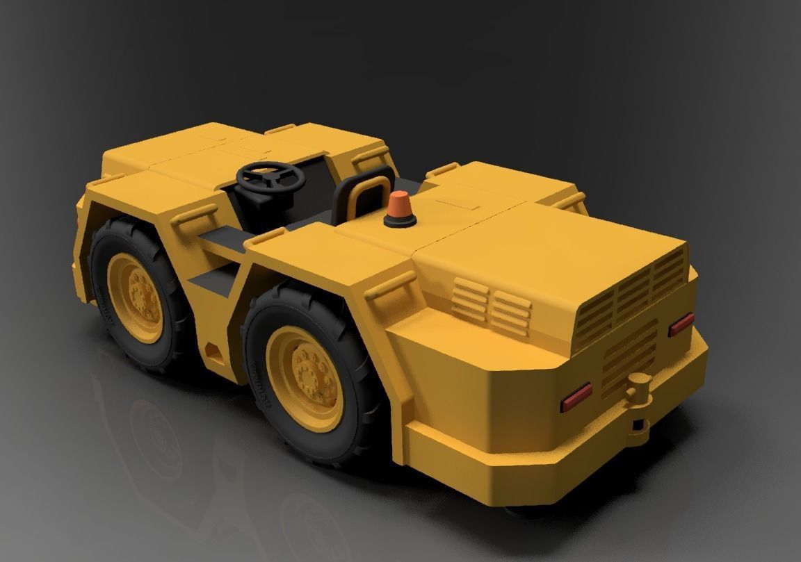 Russian Navy Tractor 3D print model_1