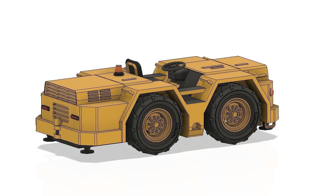 Russian Navy Tractor 3D print model_9