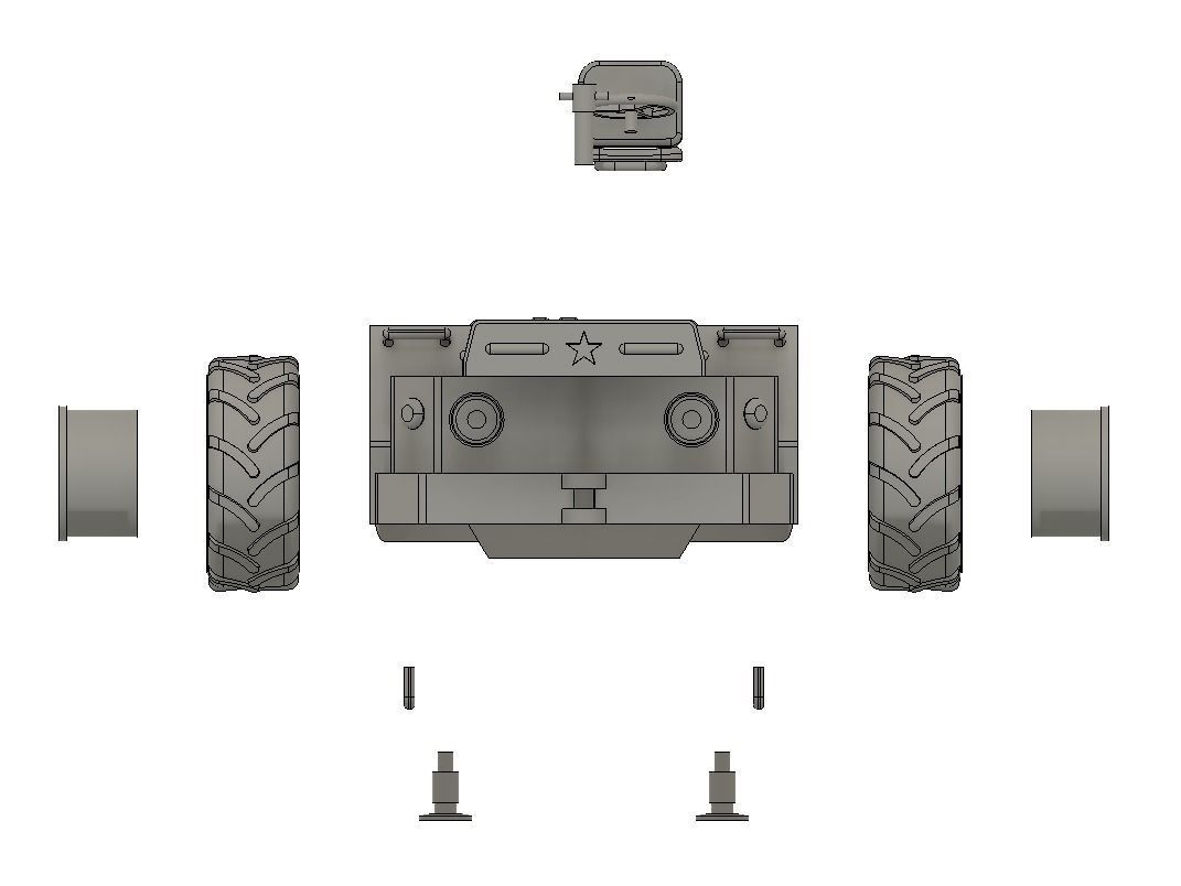 Russian Navy Tractor 3D print model_11