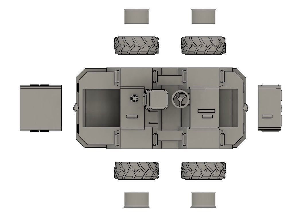 Russian Navy Tractor 3D print model_12