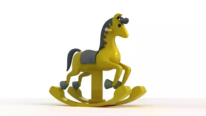 toy toys character rocking rocking horse retro toy vintage