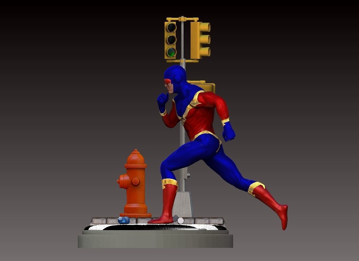 Speed Demon from Marvel Comics 3D print model_1