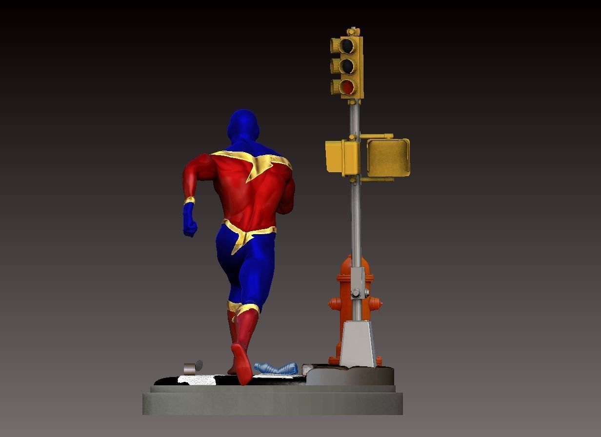 Speed Demon from Marvel Comics 3D print model_4