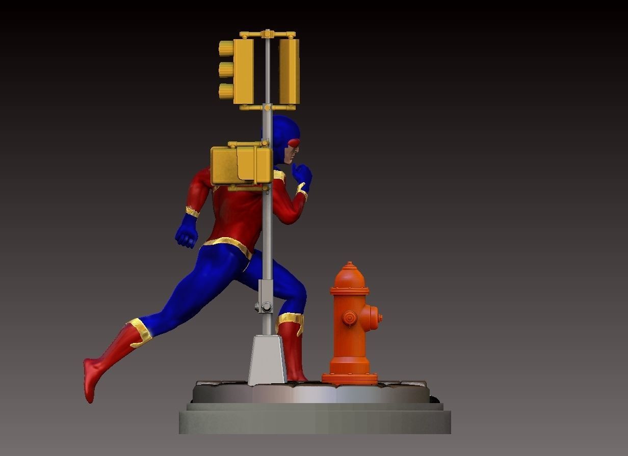 Speed Demon from Marvel Comics 3D print model_2