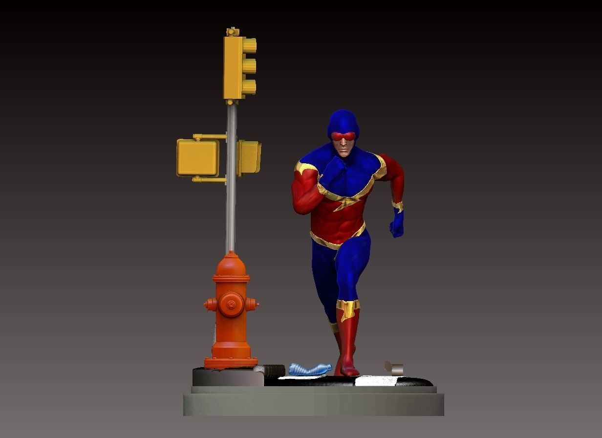 Speed Demon from Marvel Comics 3D print model_3