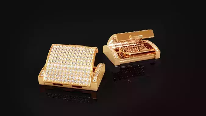 Diamond Box Clasp 3D print model