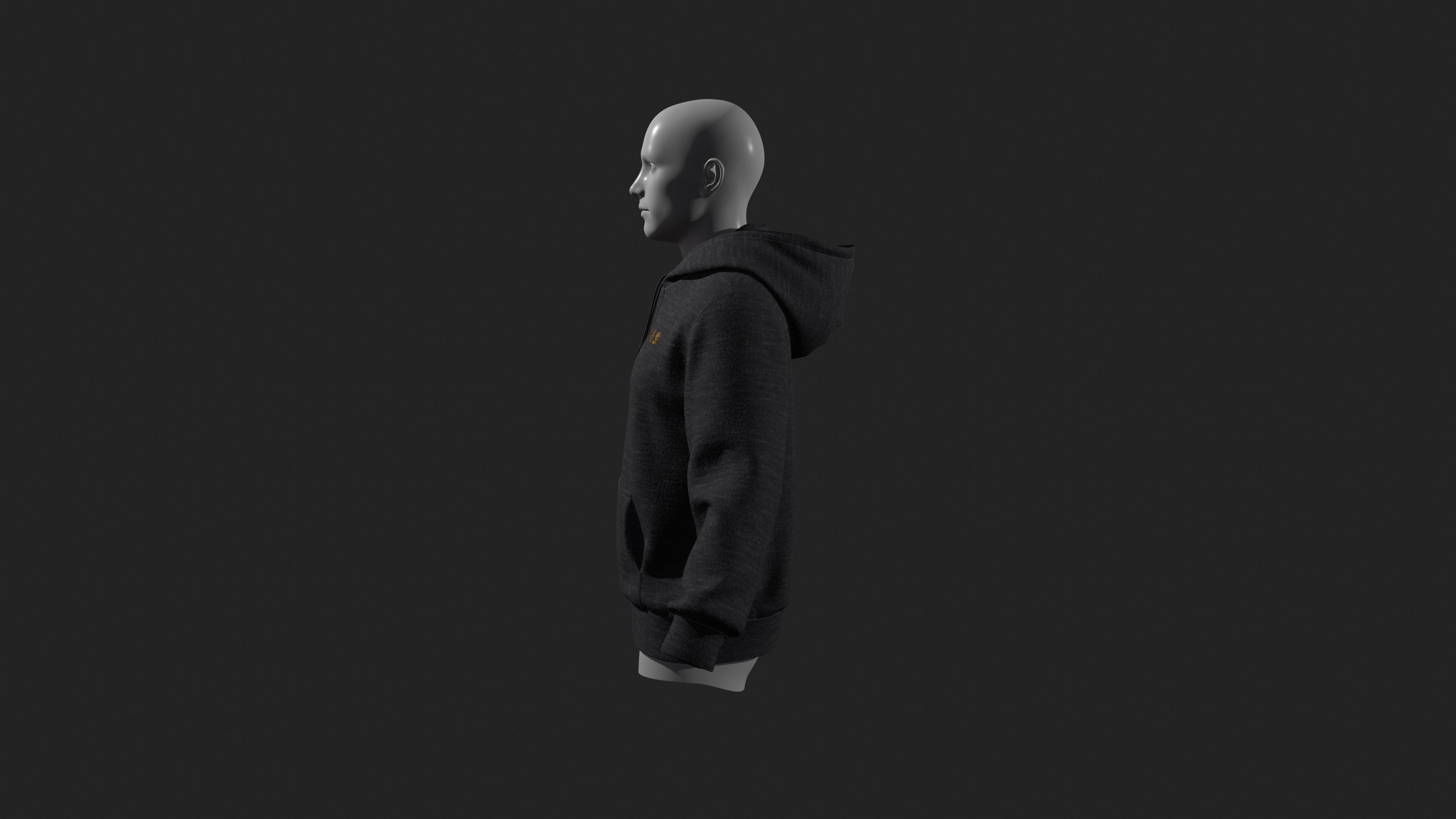 hoodie Outfit 3D model_3