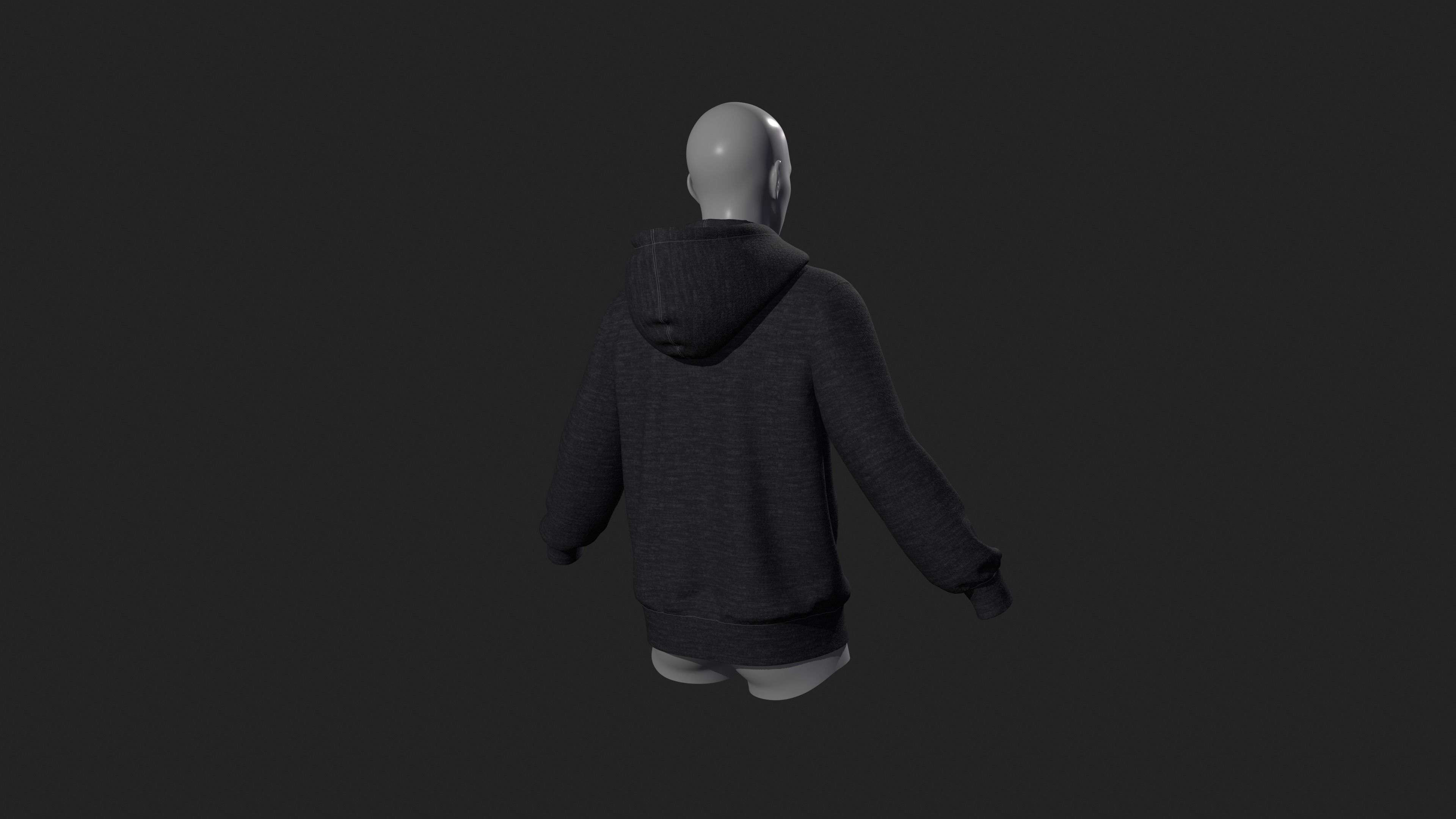 hoodie Outfit 3D model_6
