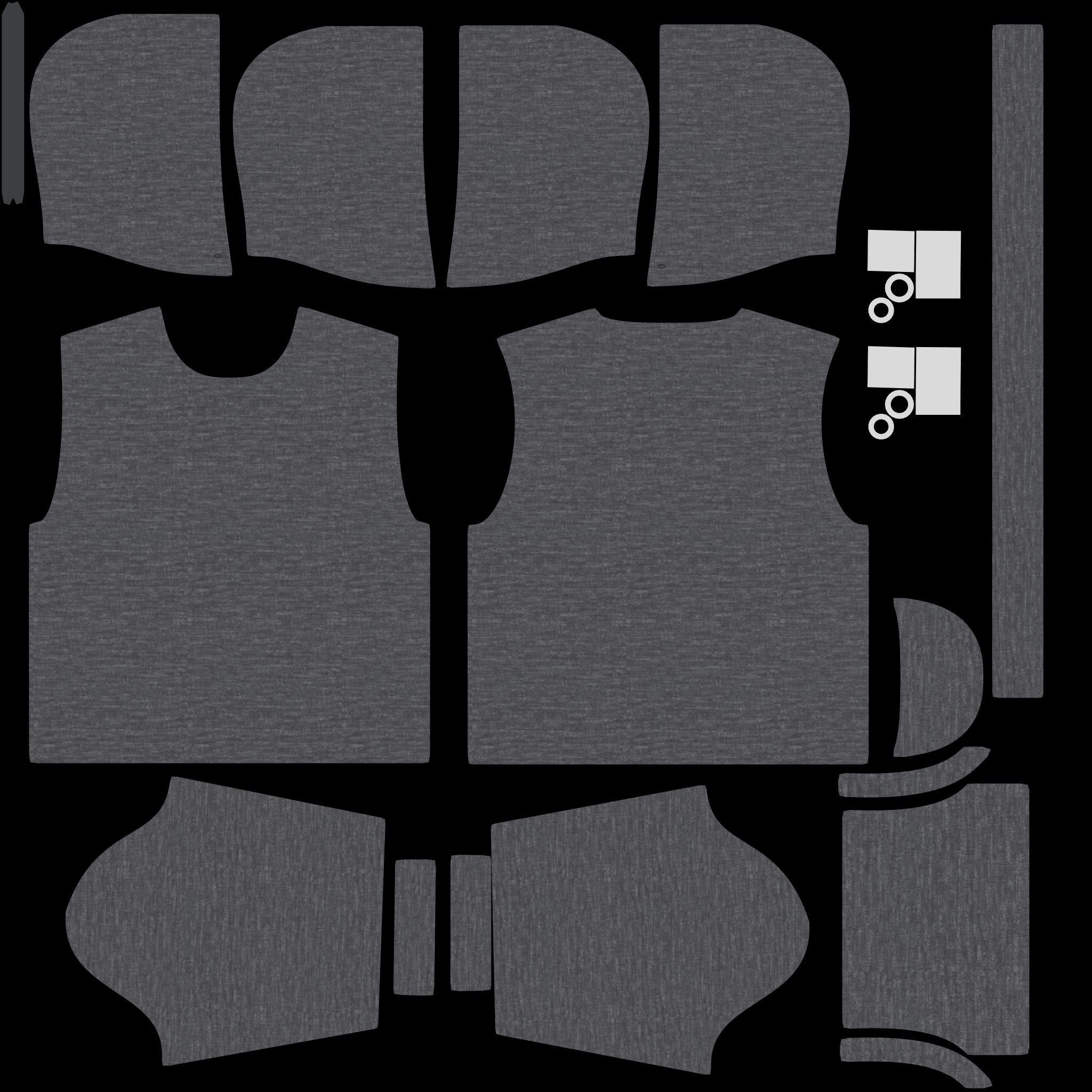 hoodie Outfit 3D model_9