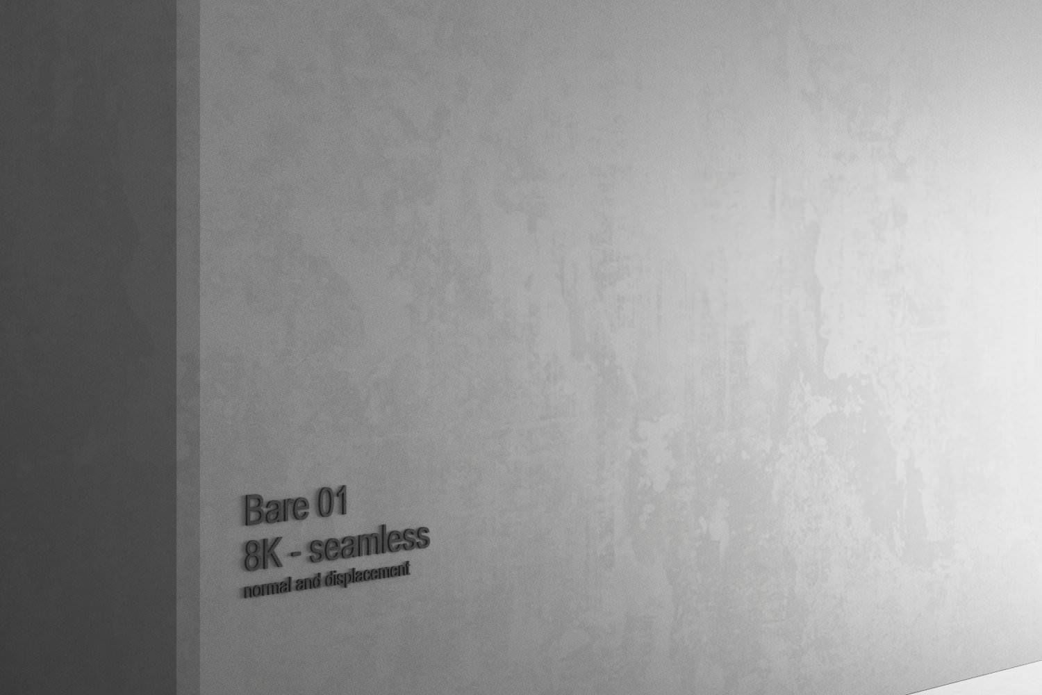 Concrete vol01 Bare 8K Seamless PBR Materials Texture_4