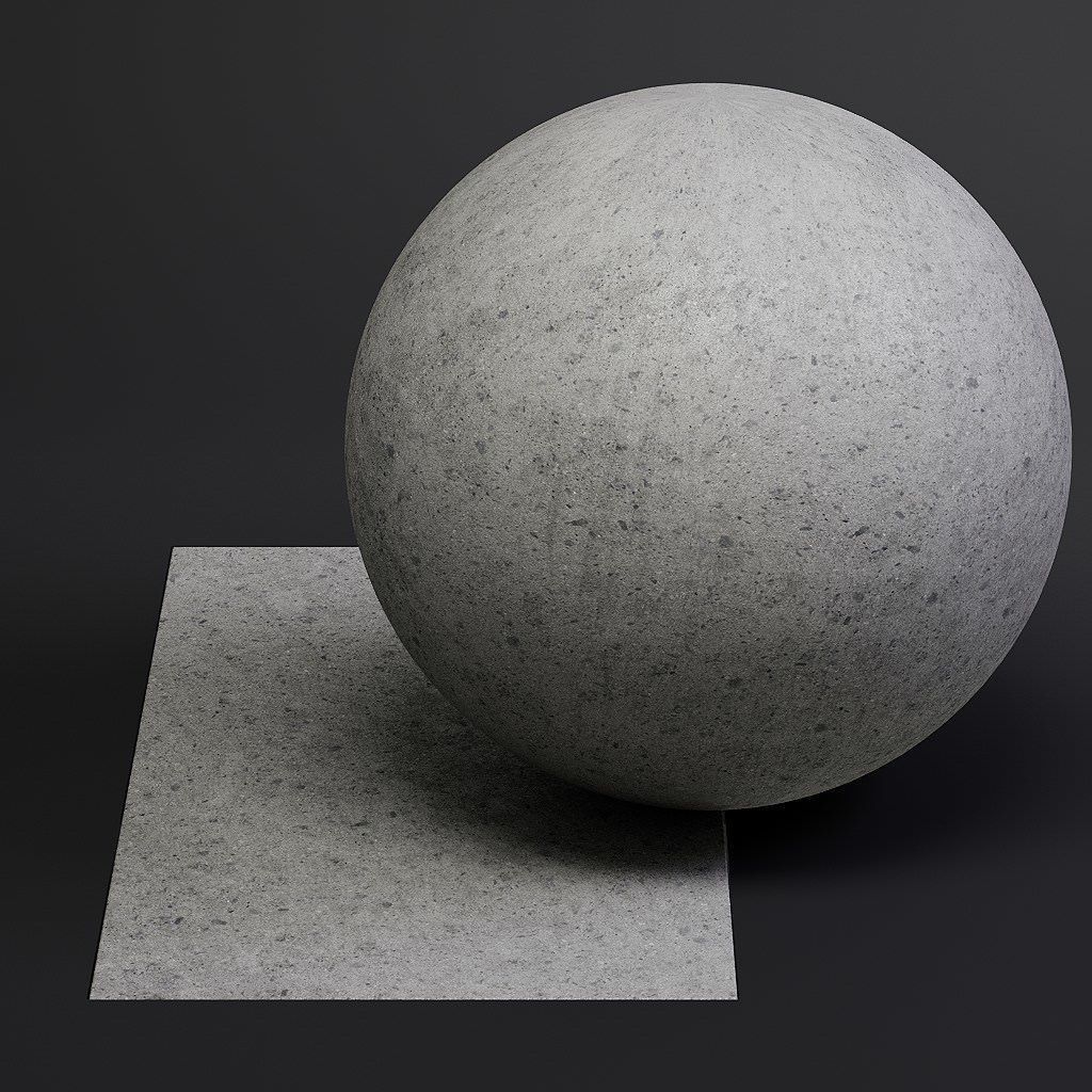 Concrete vol01 Bare 8K Seamless PBR Materials Texture_1
