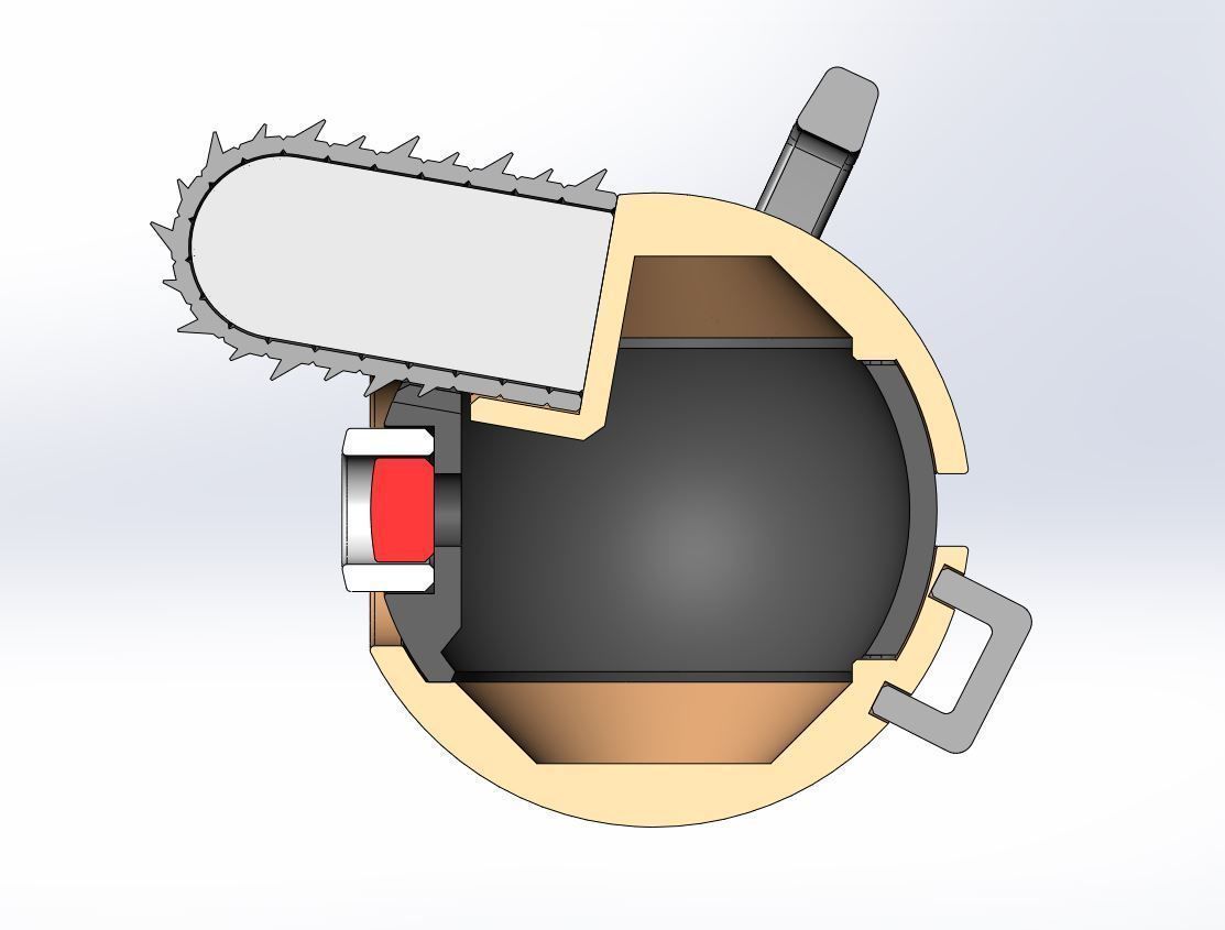 Pochita orb 3D print model_25