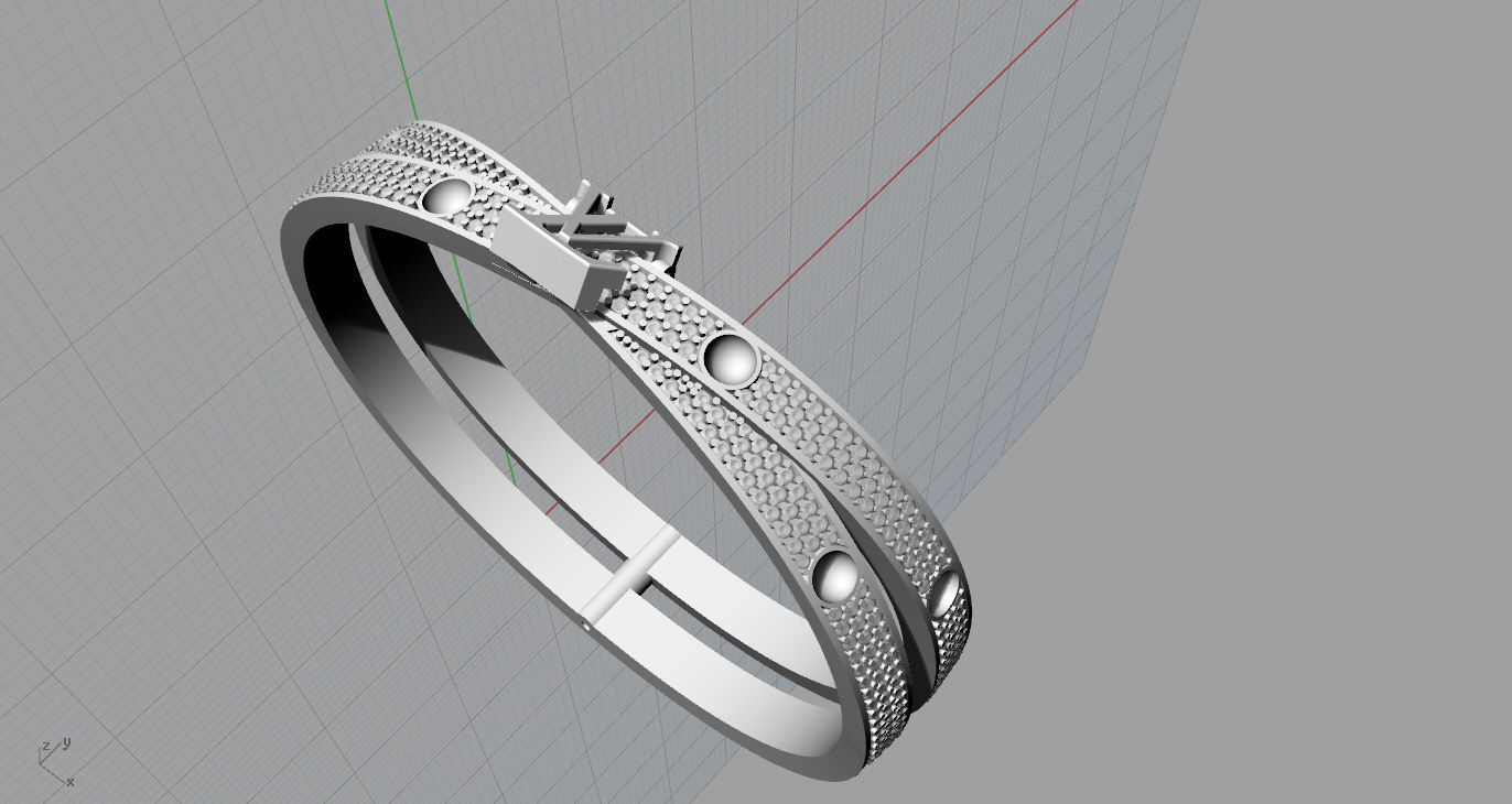 bracelet 3D print model 3D print model_10