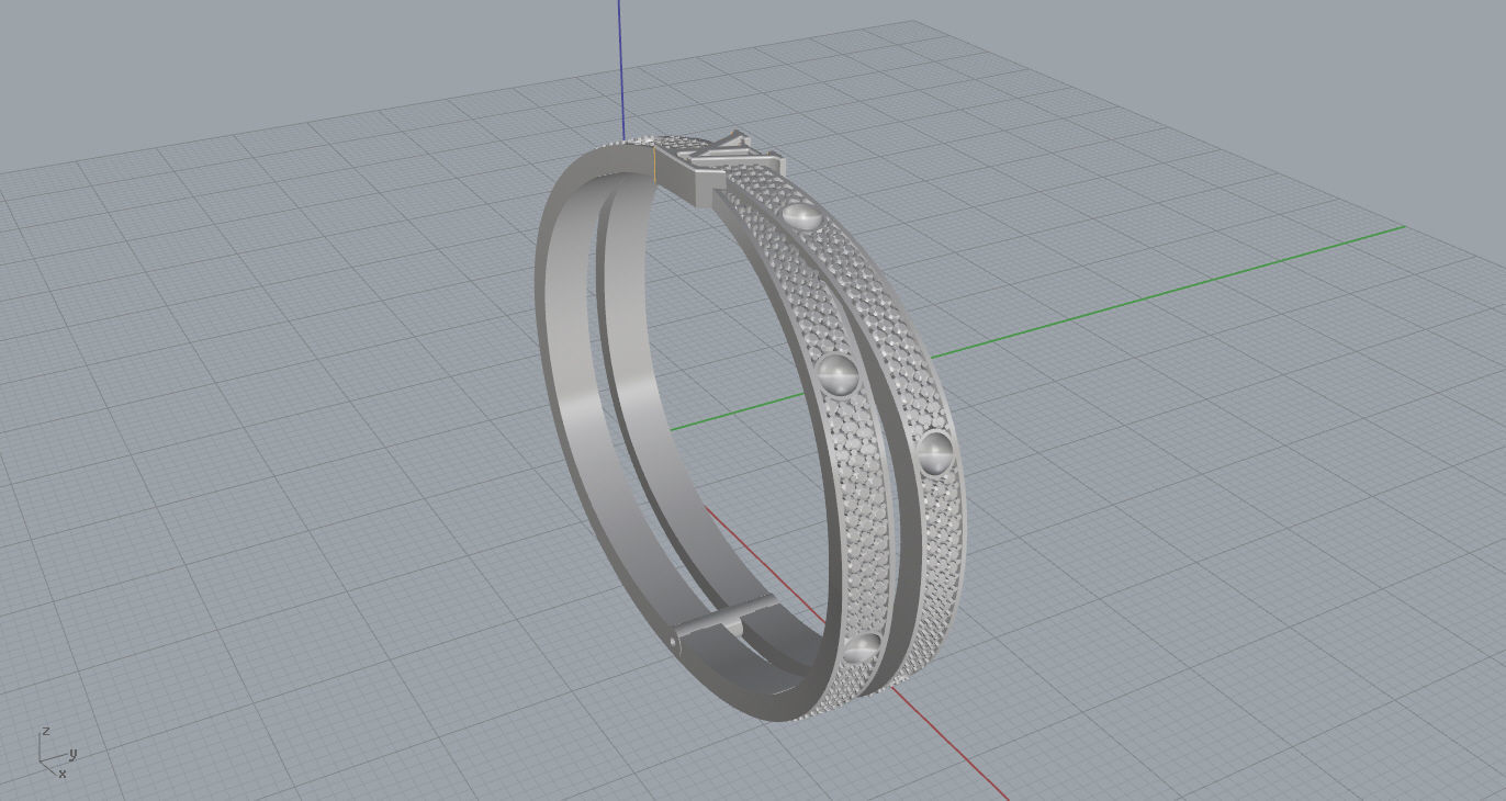 bracelet 3D print model 3D print model_8