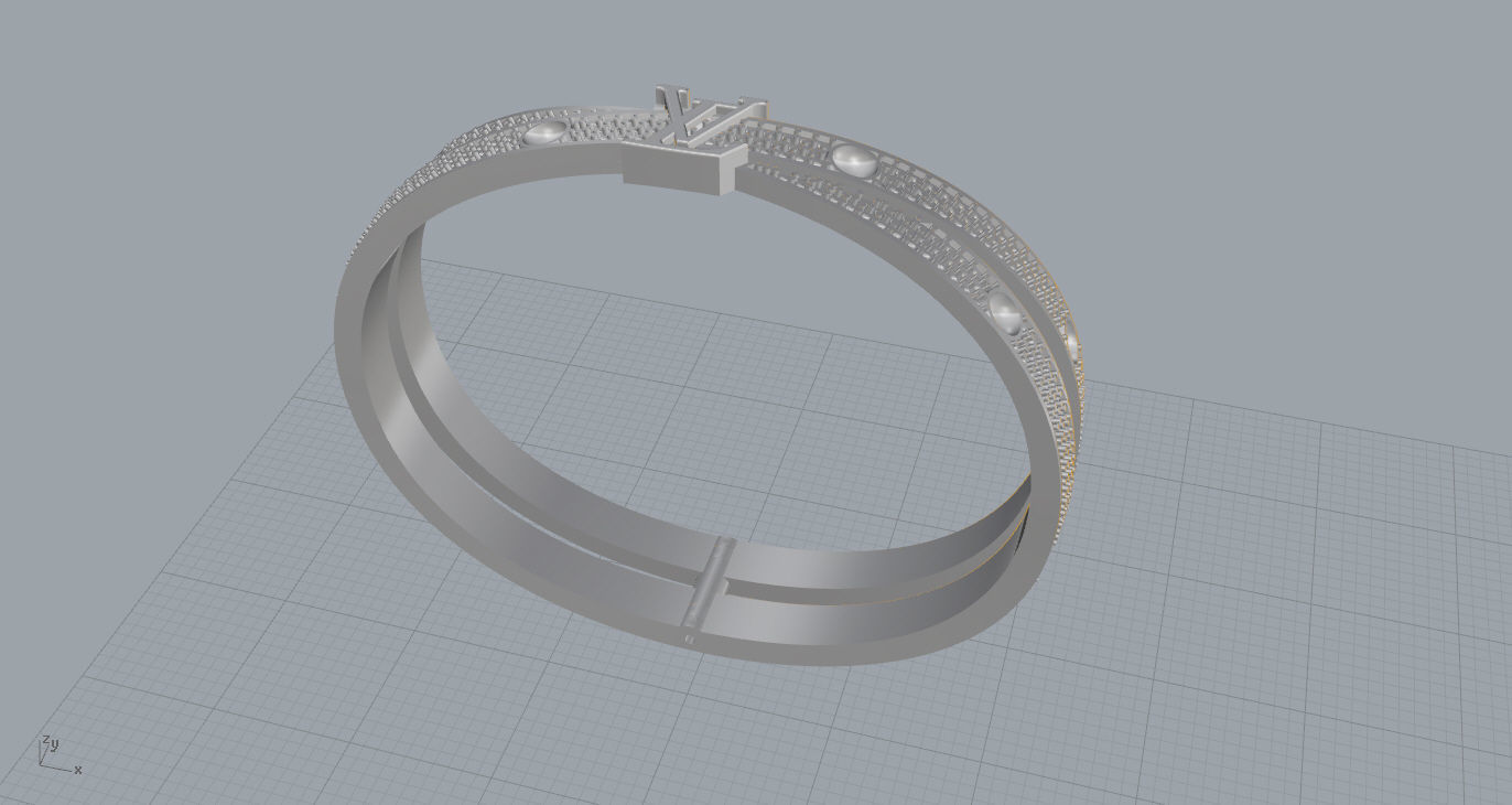 bracelet 3D print model 3D print model_4