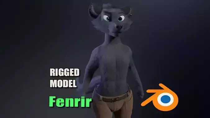 Fenrir Anthro Wolf
