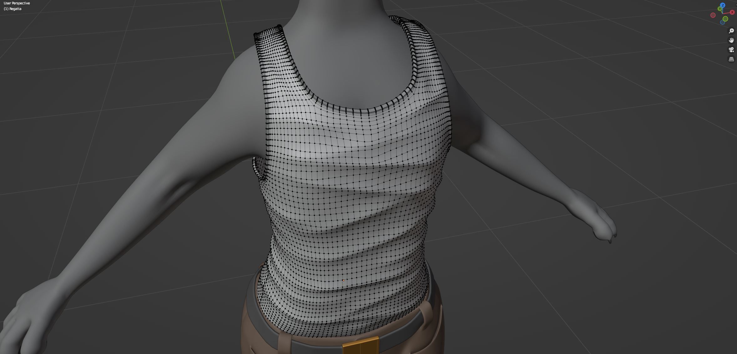 Fenrir Anthro Wolf 3D model_89