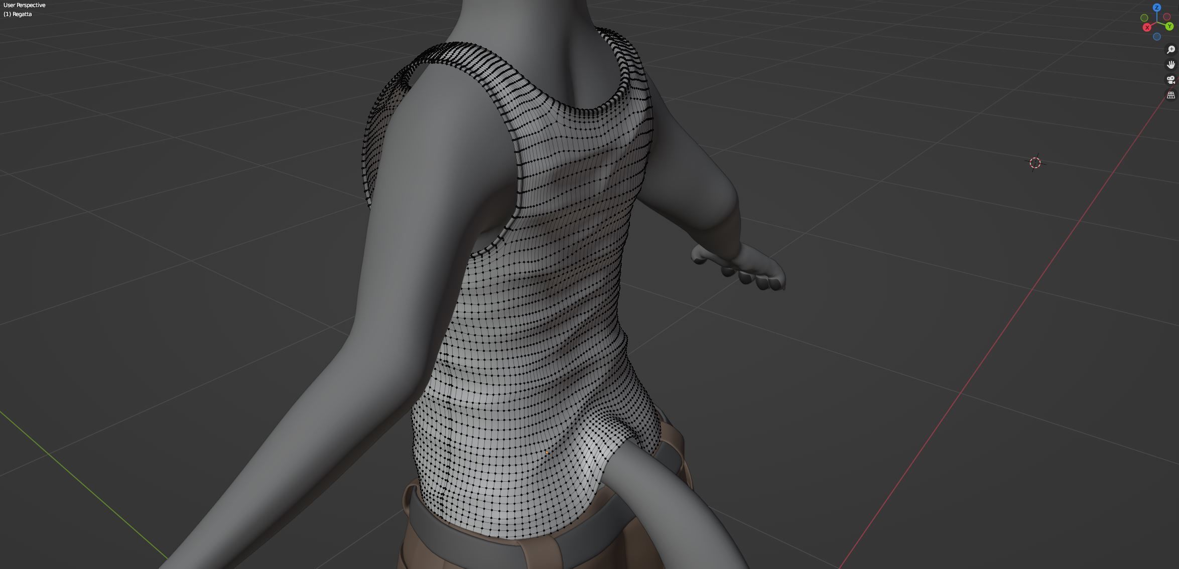 Fenrir Anthro Wolf 3D model_90