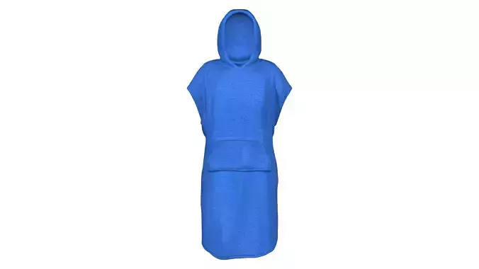 Male Changing Robe Towel Poncho With Hood
