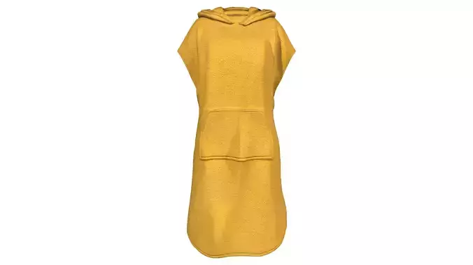 Female Changing Robe Towel Poncho Without Hood