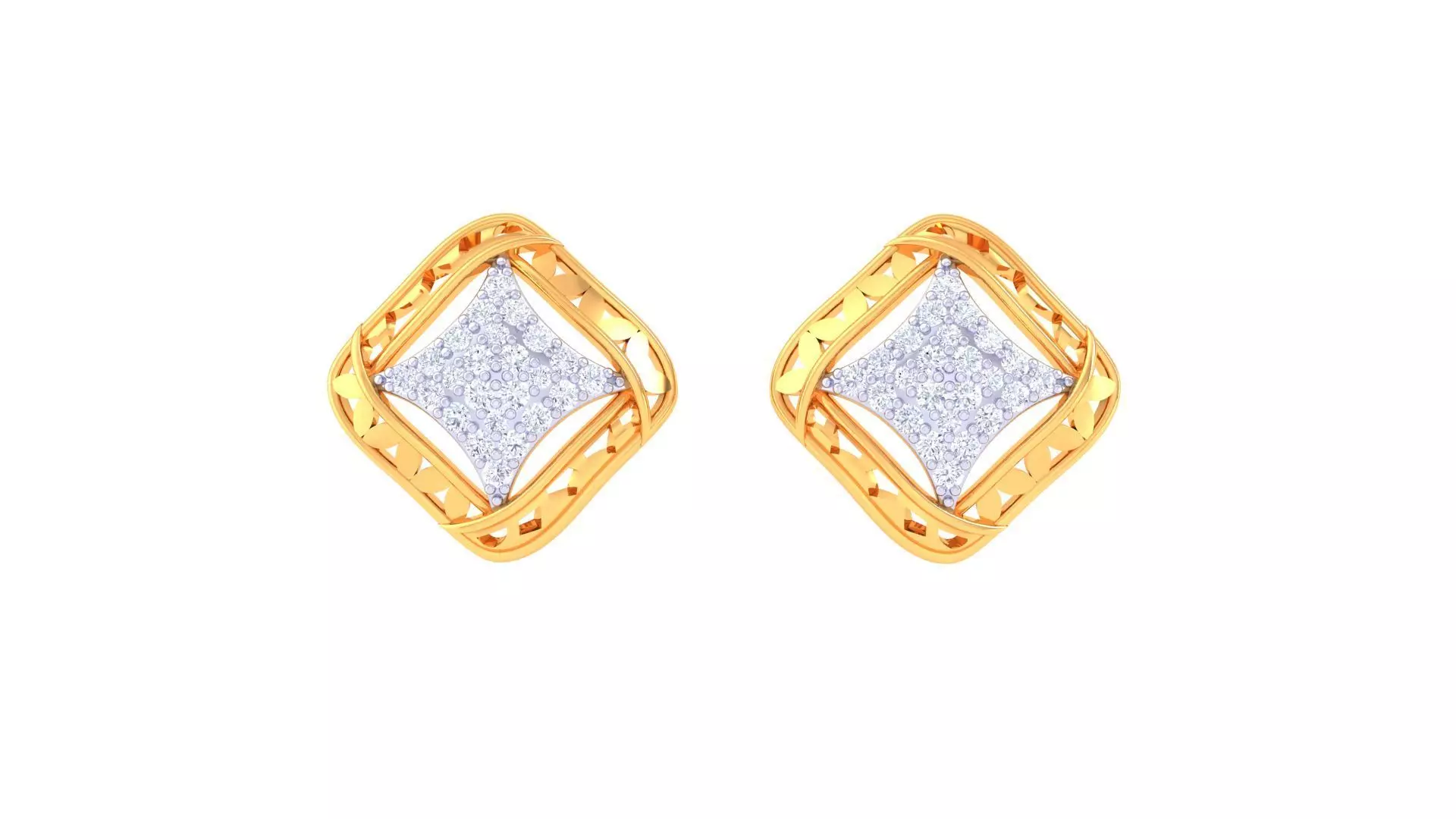 Studs Earrings - 11 3D print model_0