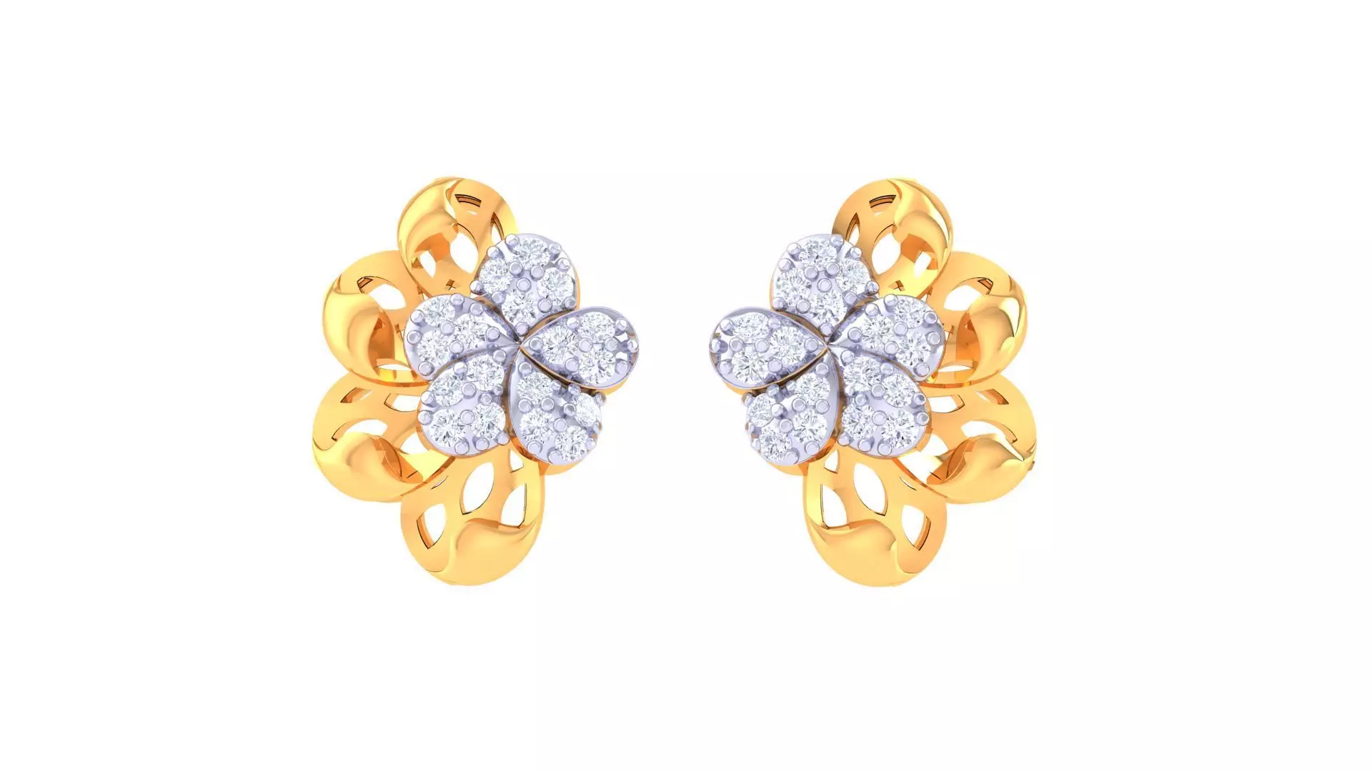 Studs Earrings - 39 3D print model_0