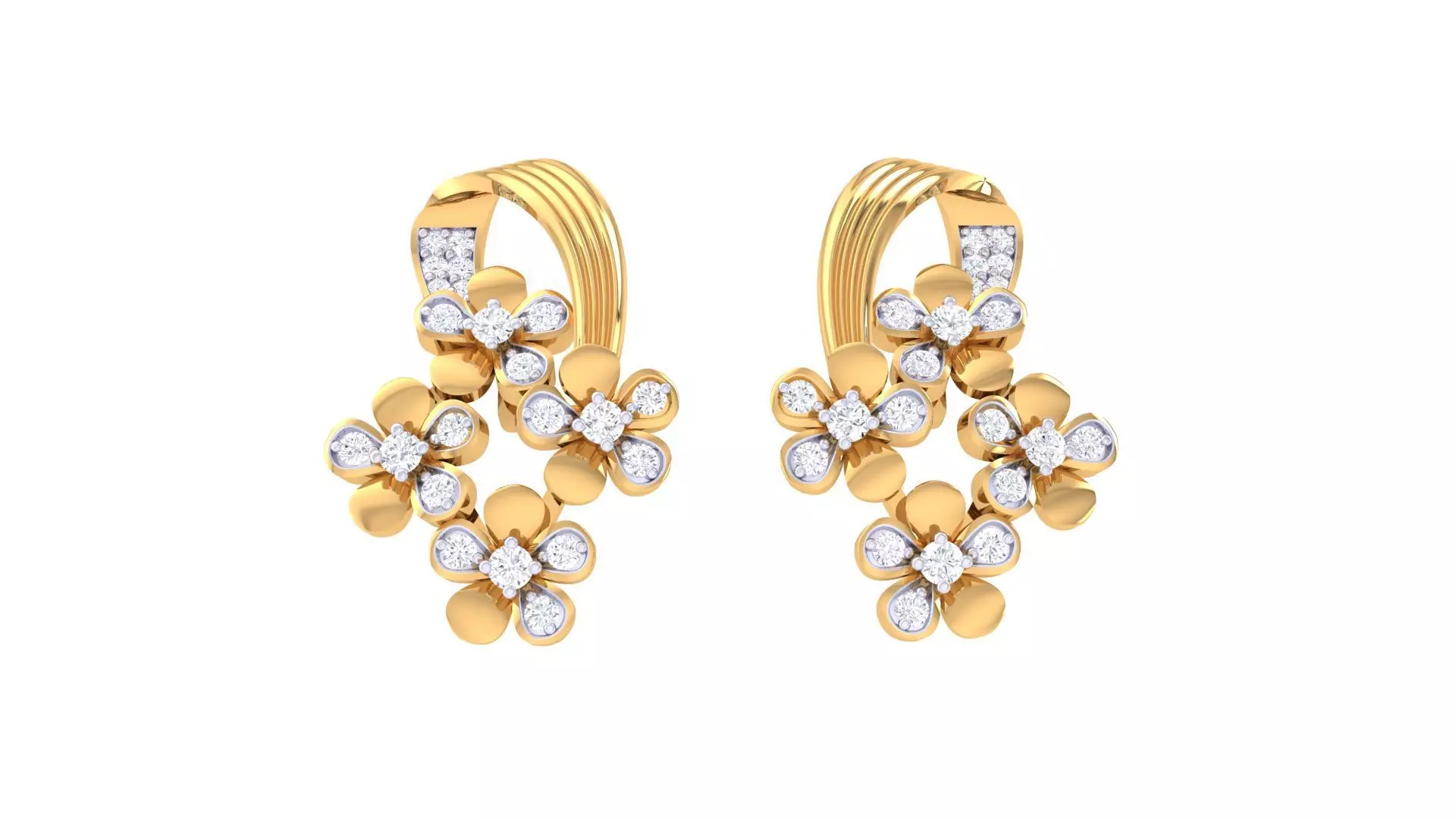 Studs Earrings - 42 3D print model_0