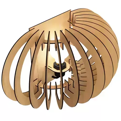 WALL LIGHT STL AND DXF FILES 3 3D print model