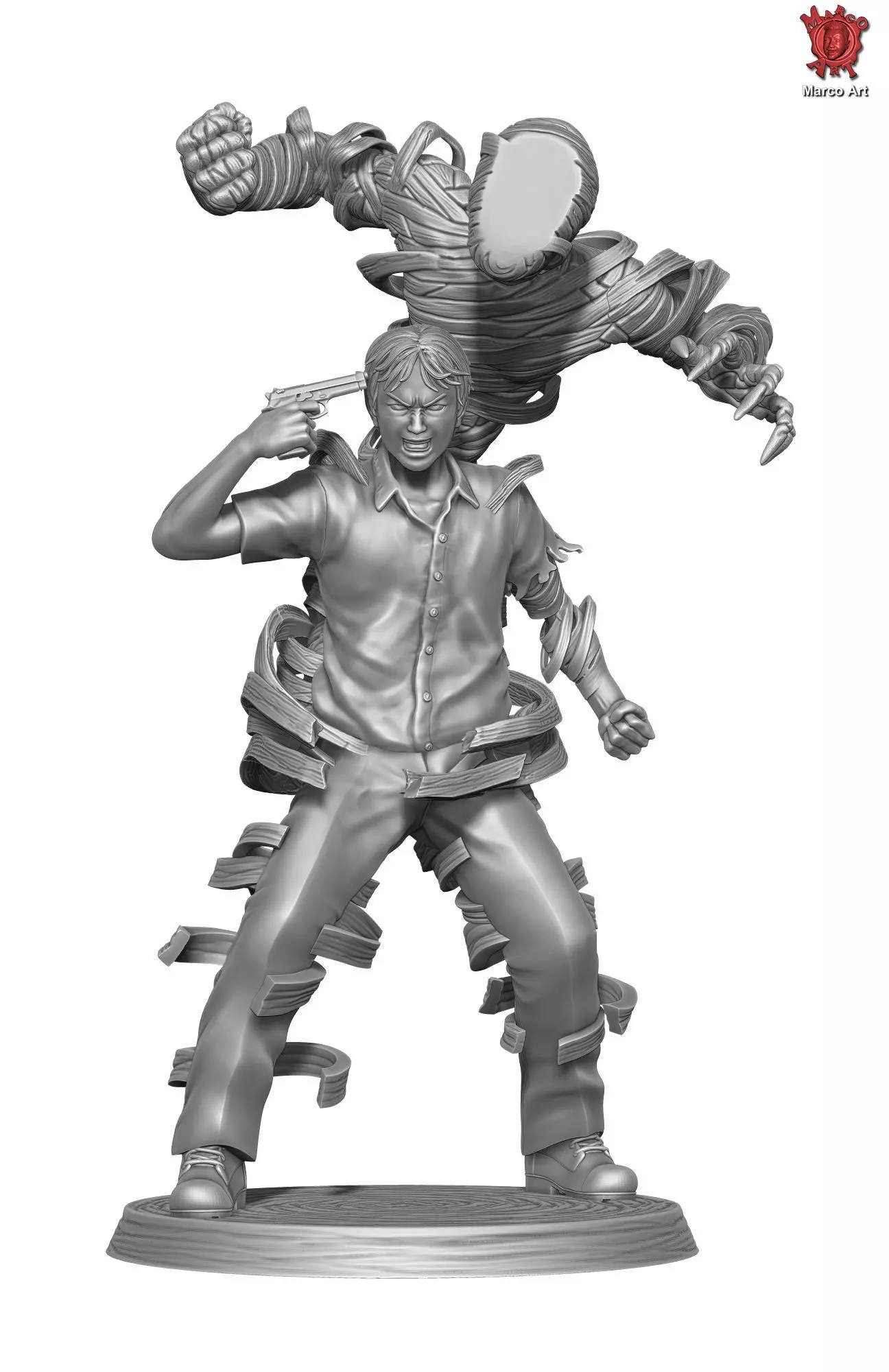 Ajin- Nagai  3D  stl file 3D print model_0