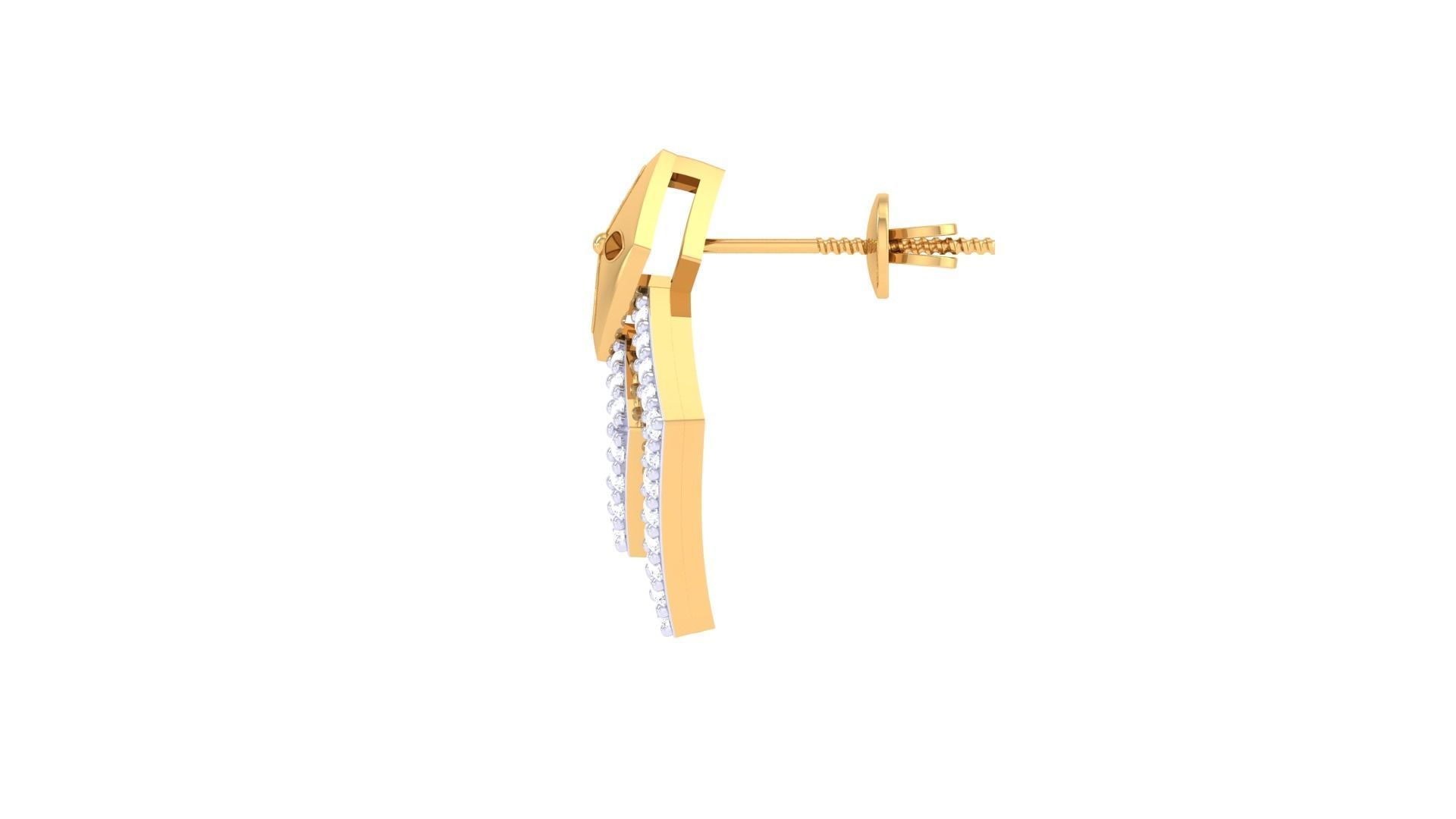 Studs Earrings - 1 3D print model_3