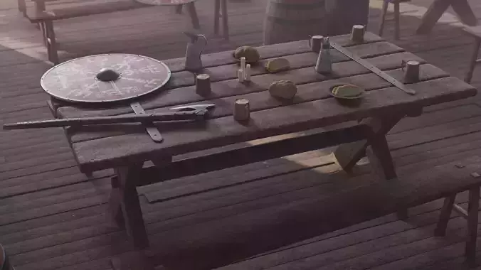 Viking Tavern 3D Model