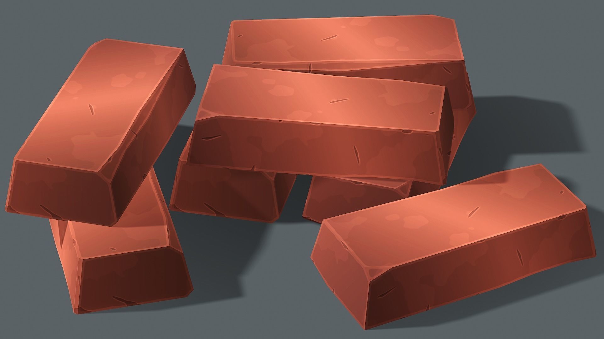 Stylized Medieval Bullion - PBR Game Ready Low-poly 3D model_12