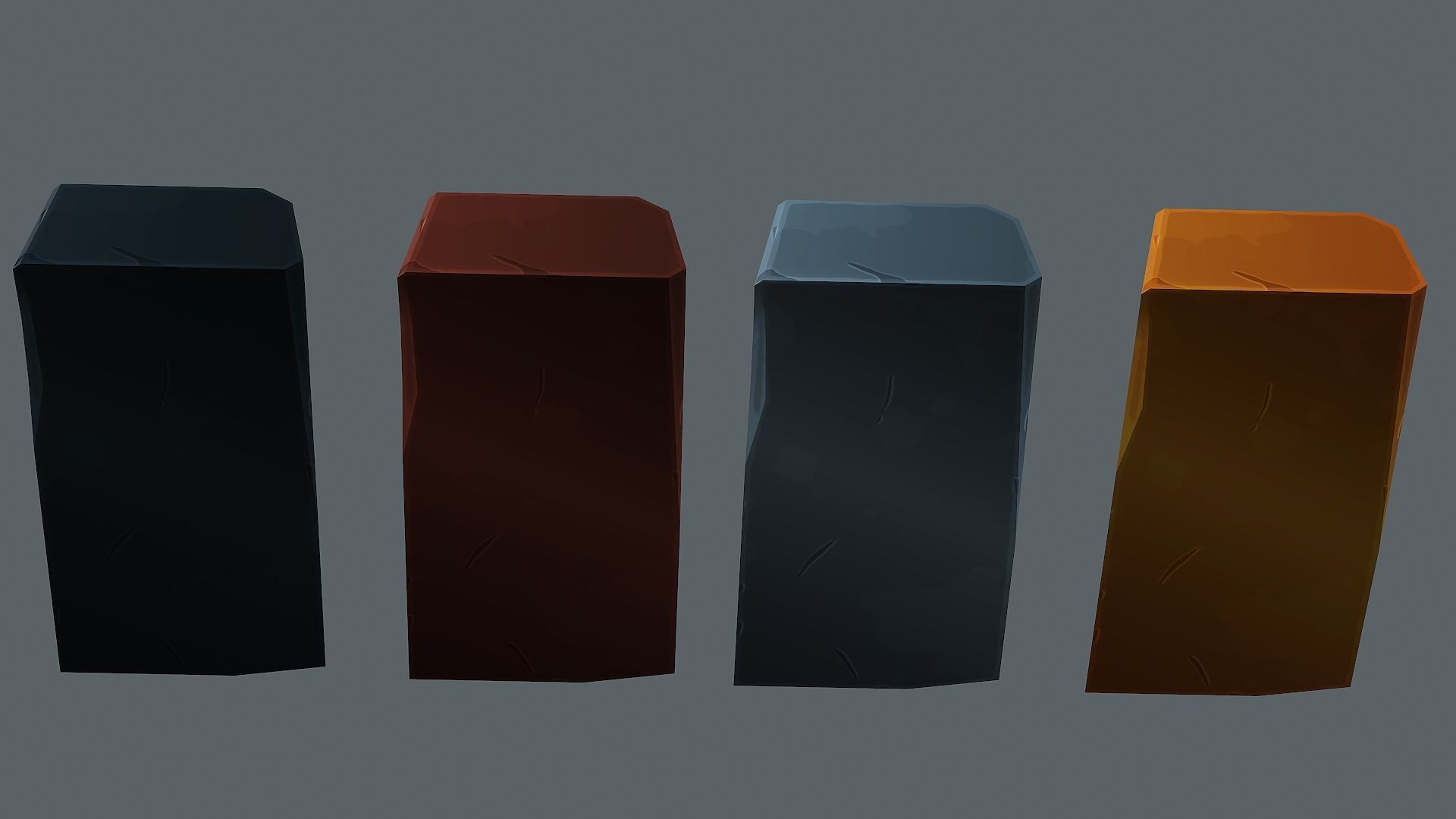 Stylized Medieval Bullion - PBR Game Ready Low-poly 3D model_7