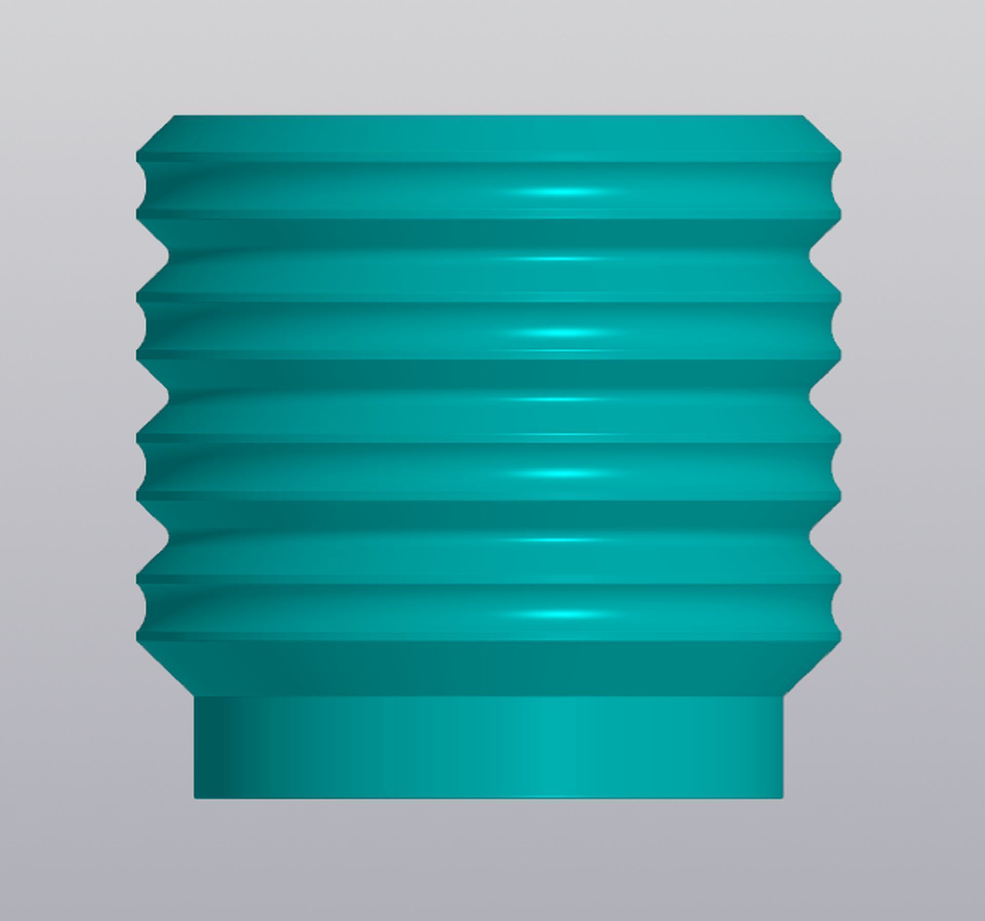 Planter Wave 3D print model_4