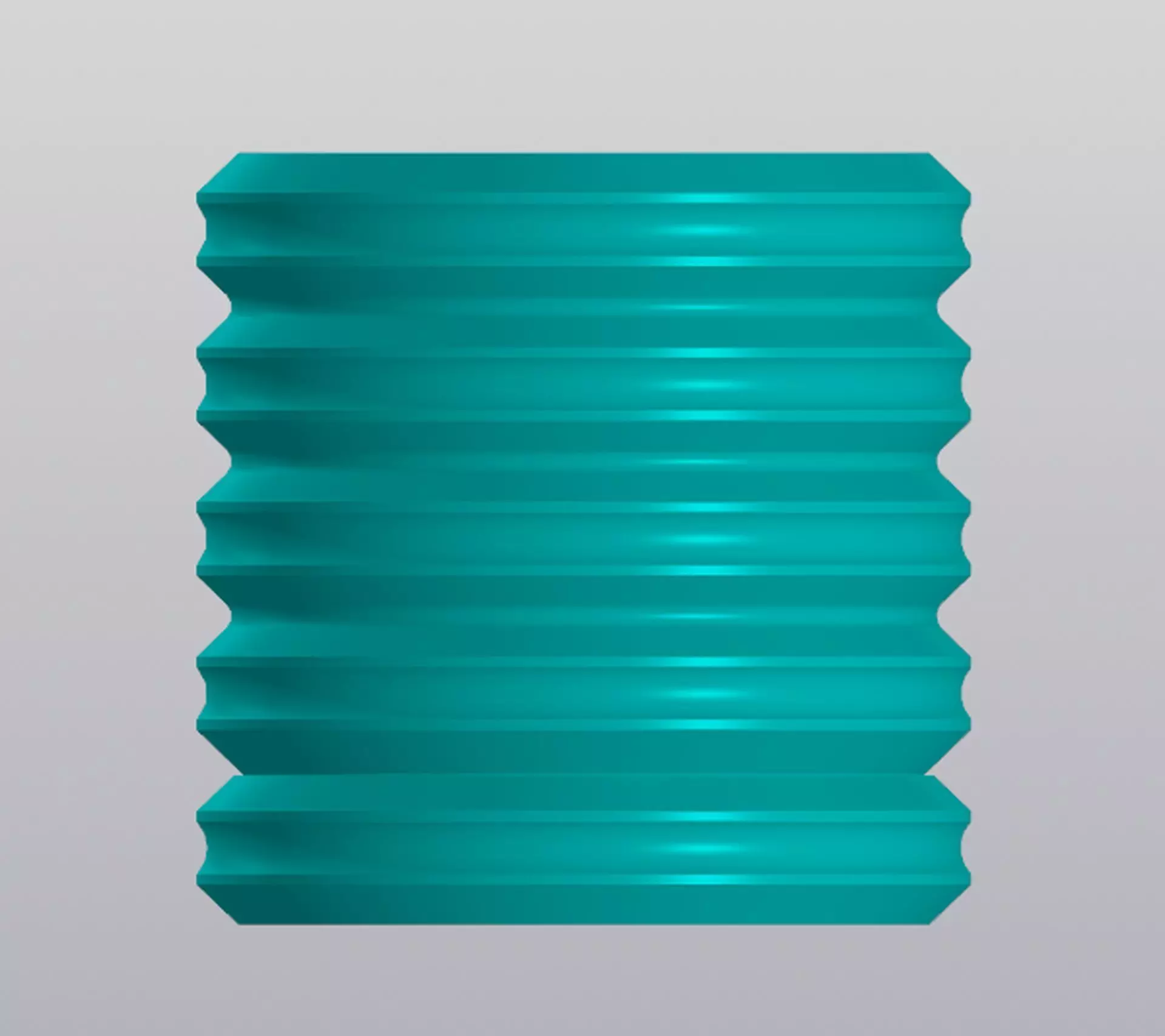 Planter Wave 3D print model_0